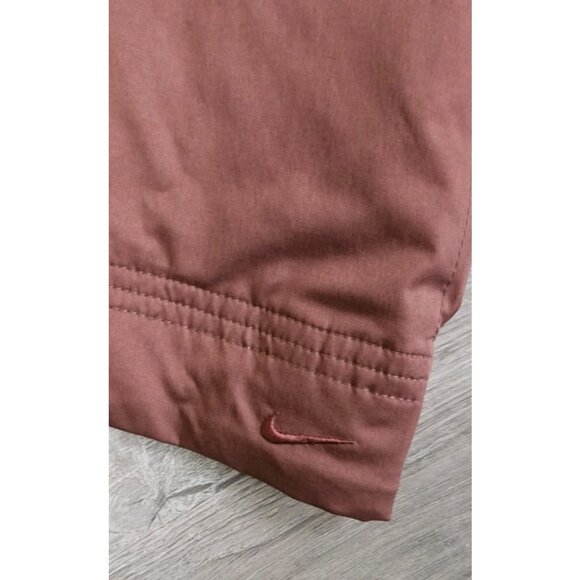 Nike Golf Vest Womens Large Brown Clima fit Windbreaker Zip Pockets Outdoors - Picture 7 of 10
